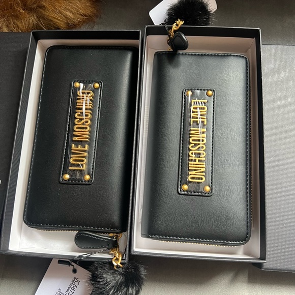 MOSCHINO LONG BLACK WALLET BRAND NEW - Picture 6 of 6